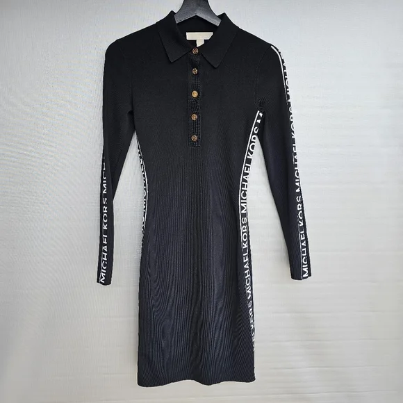 Michael Kors Black Long Sleeve Dress - Picture 8 of 8